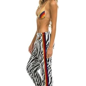 Aviator Nation Zebra print joggers size medium